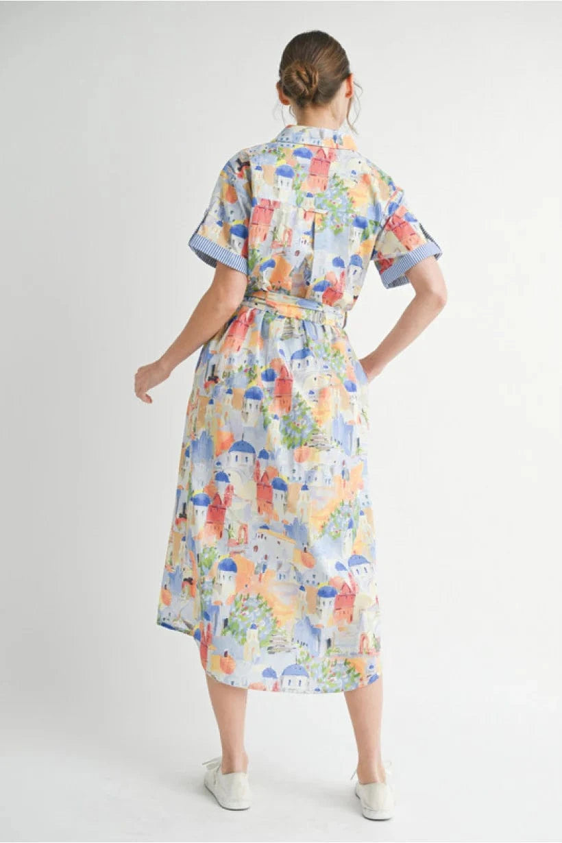 Jodifl Dress Santorini Print Dress