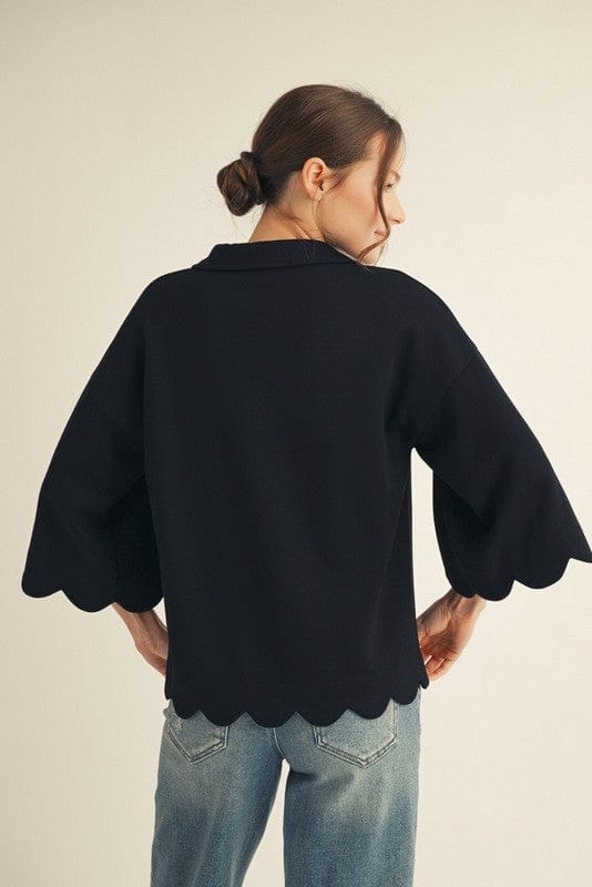 Jodifl Top Astrid Scallop Top
