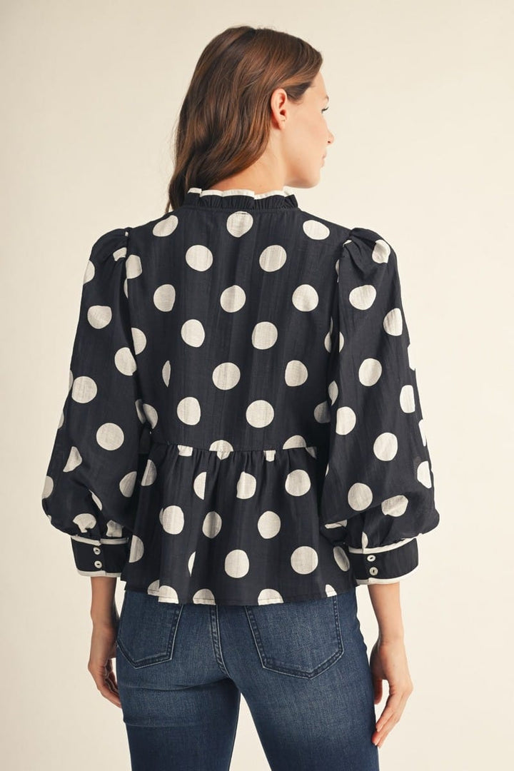 Jodifl Top Ayla Polka Dot Top