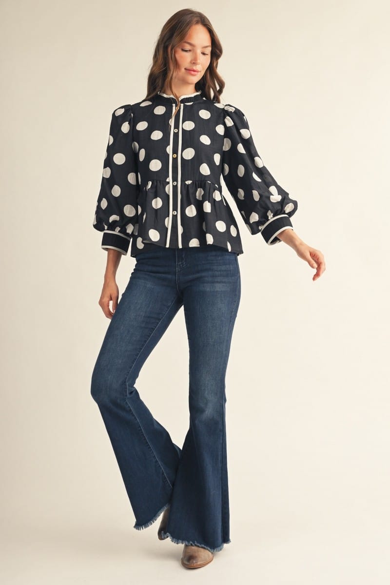 Jodifl Top Ayla Polka Dot Top