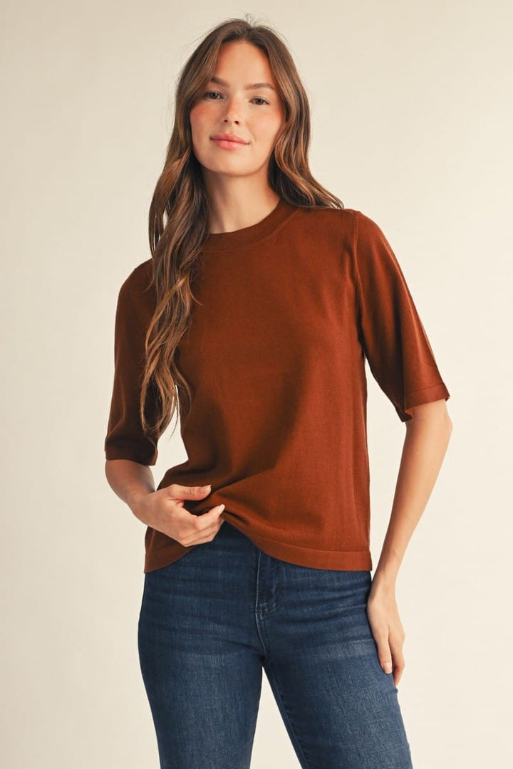 Jodifl Top Brown / S Elsie Comfy Sweater Top