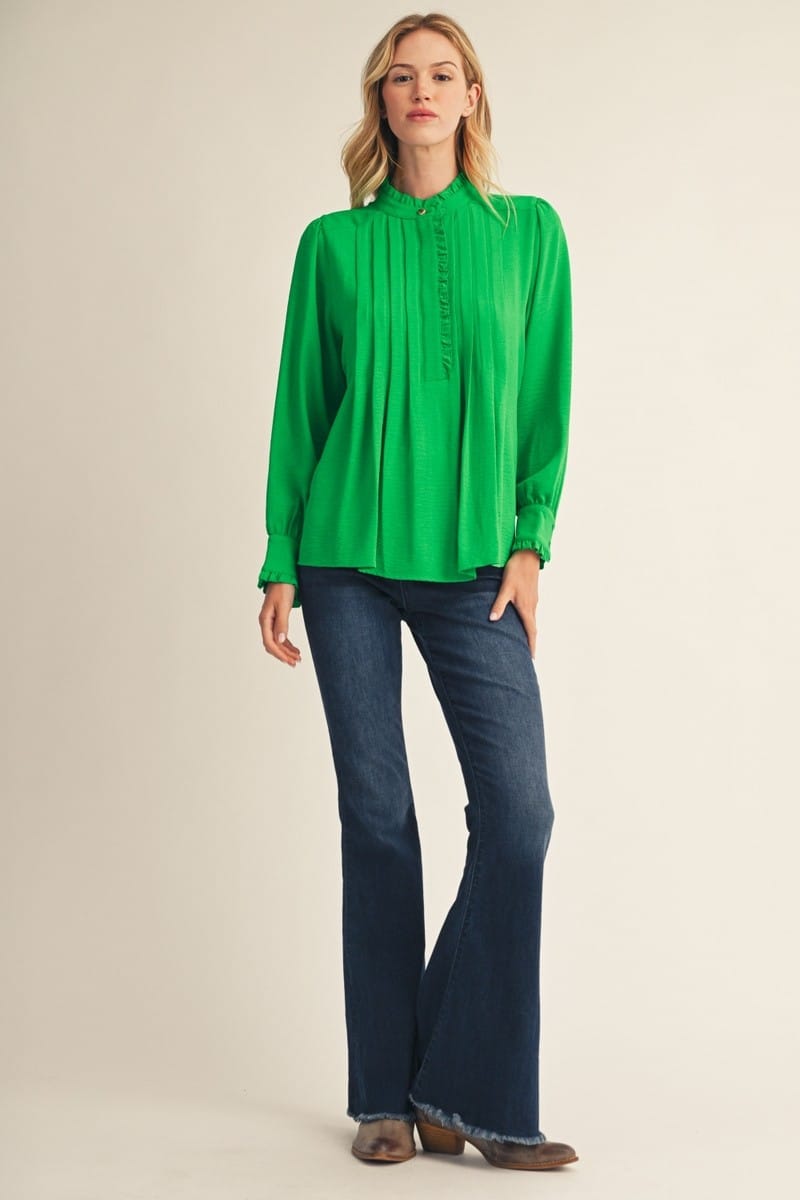 Jodifl Top Esther Pleat Top