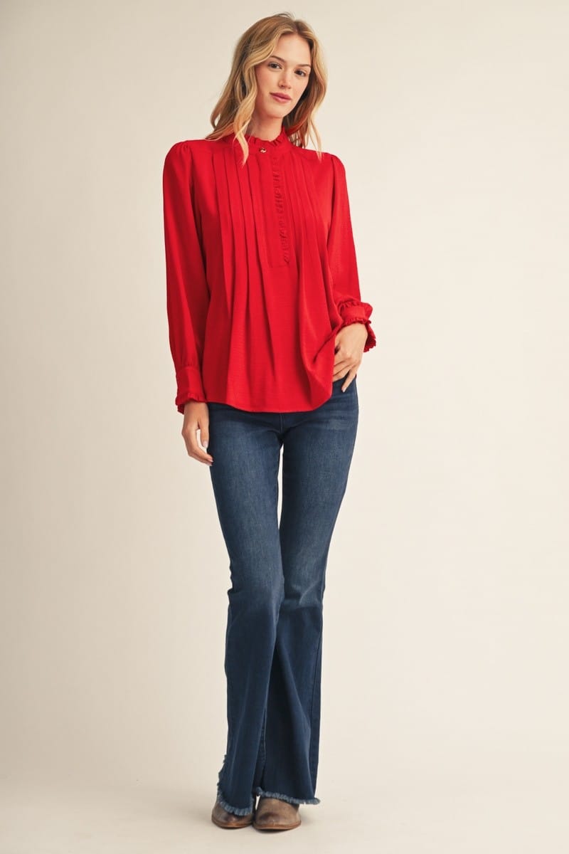 Jodifl Top Esther Pleat Top