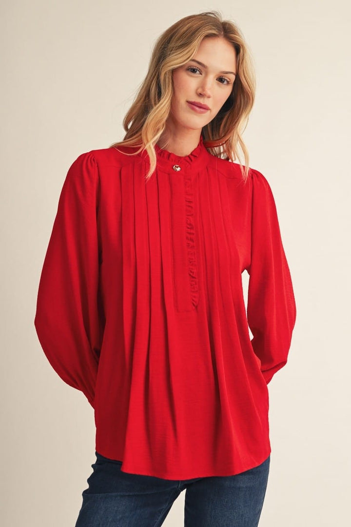 Jodifl Top Esther Pleat Top