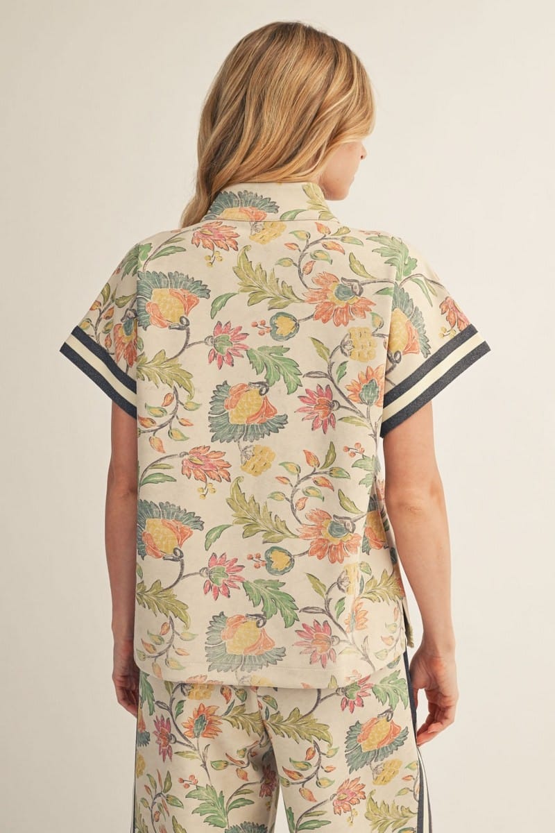 Jodifl Top Kinsley Contrast Zip Top