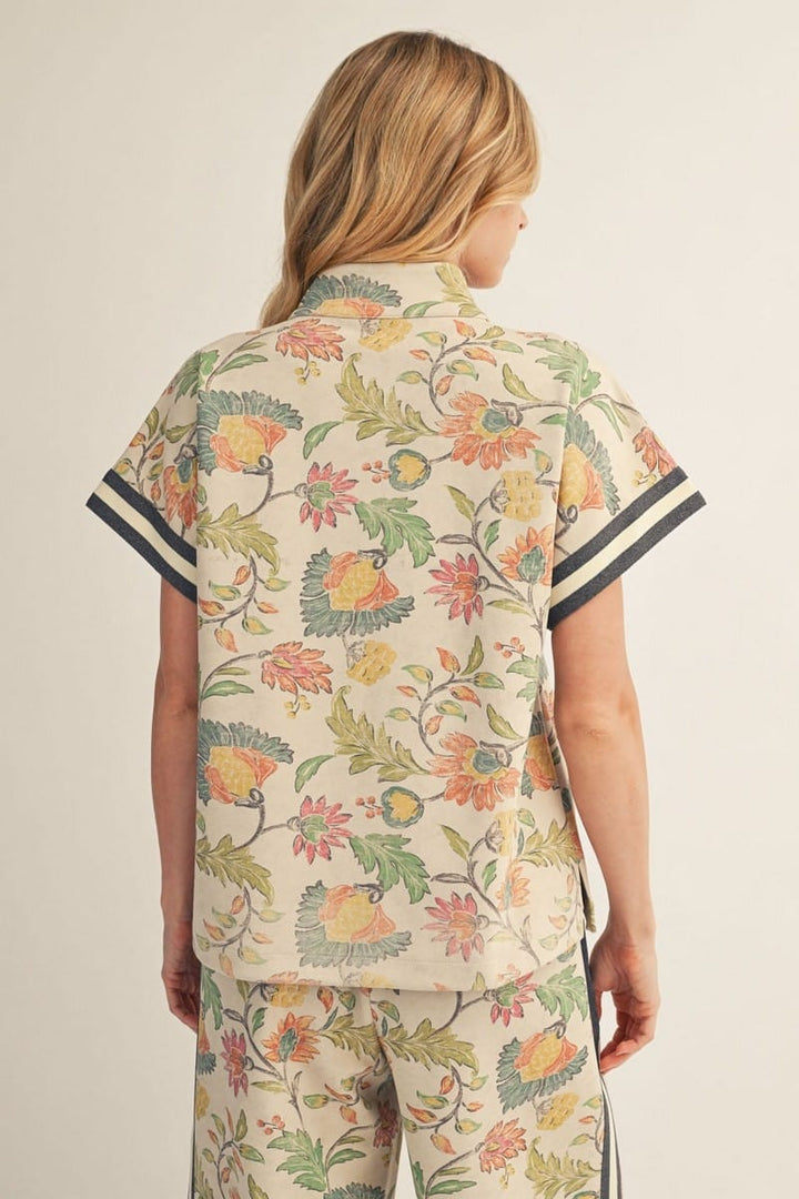 Jodifl Top Kinsley Contrast Zip Top