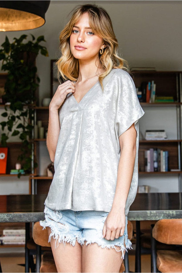 Jodifl Top Selena Metallic Top