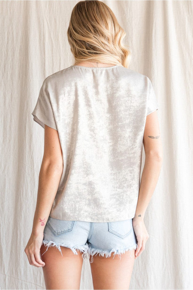 Jodifl Top Selena Metallic Top