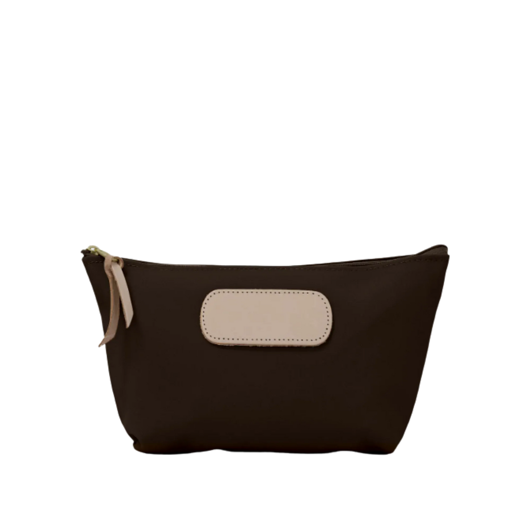 Jon Hart Design Bag Espresso Coated Canvas Jon Hart Grande Zip Bag