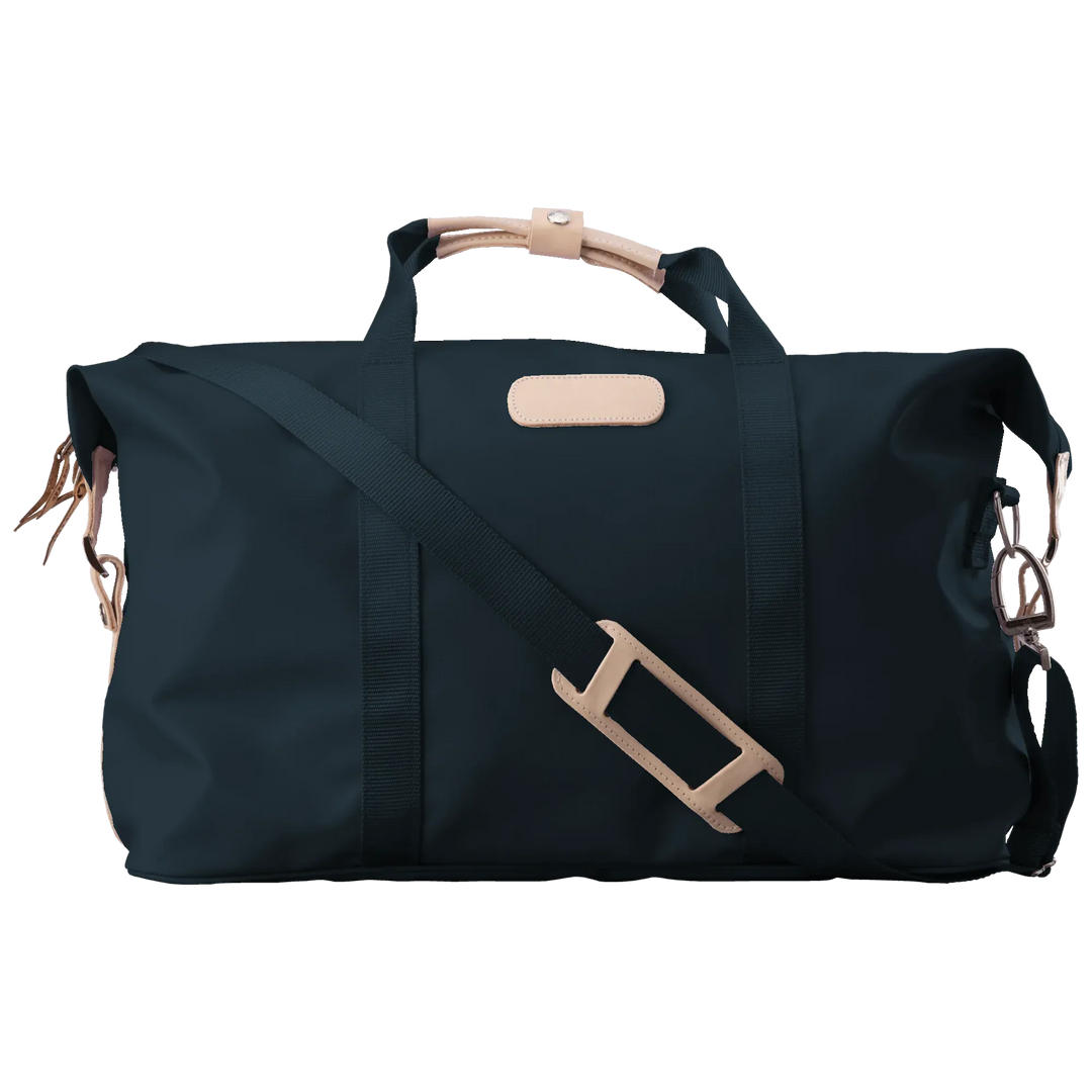 Jon Hart Design Bag Navy Coated Canvas Jon Hart Weekender Bag