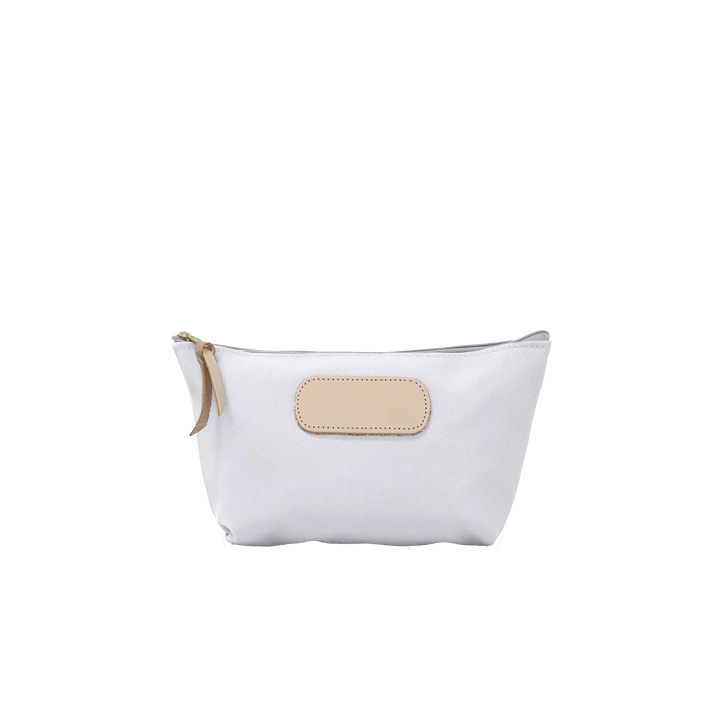 Jon Hart Design Bag White Coated Canvas Jon Hart Grande Zip Bag
