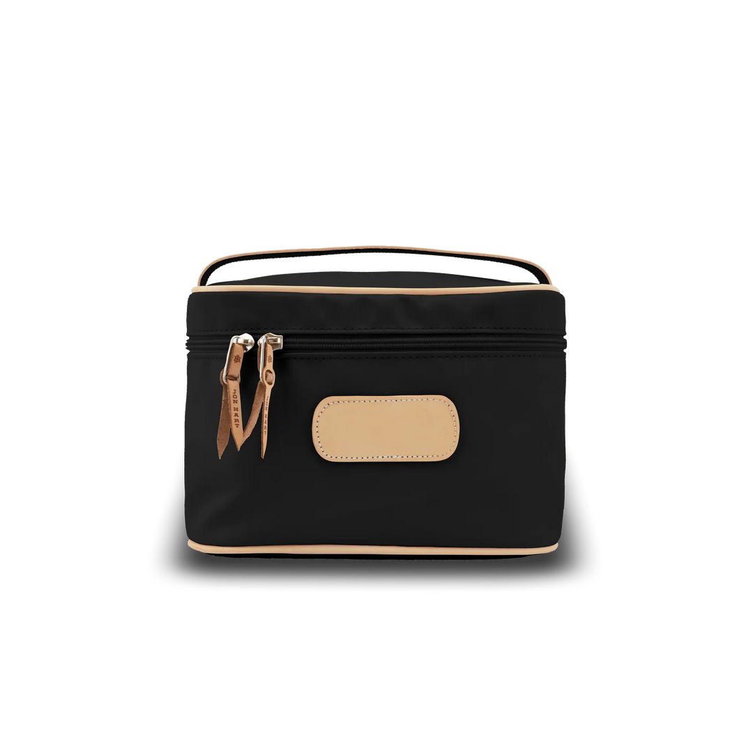 Jon Hart Design MakeUp Bag Black Coated Canvas Jon Hart Makeup Case