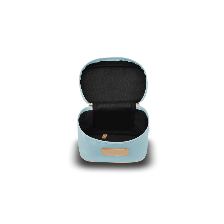 Jon Hart Design makeup bag featuring a sleek, stylish makeup case with multiple compartments for organizing beauty products.