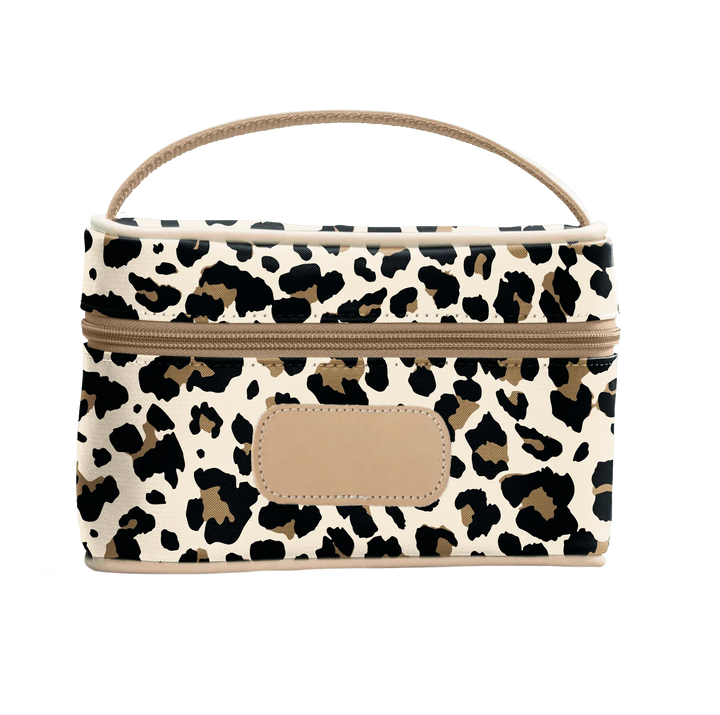 Jon Hart Design MakeUp Bag Leopard Coated Canvas Jon Hart Mini Makeup Case