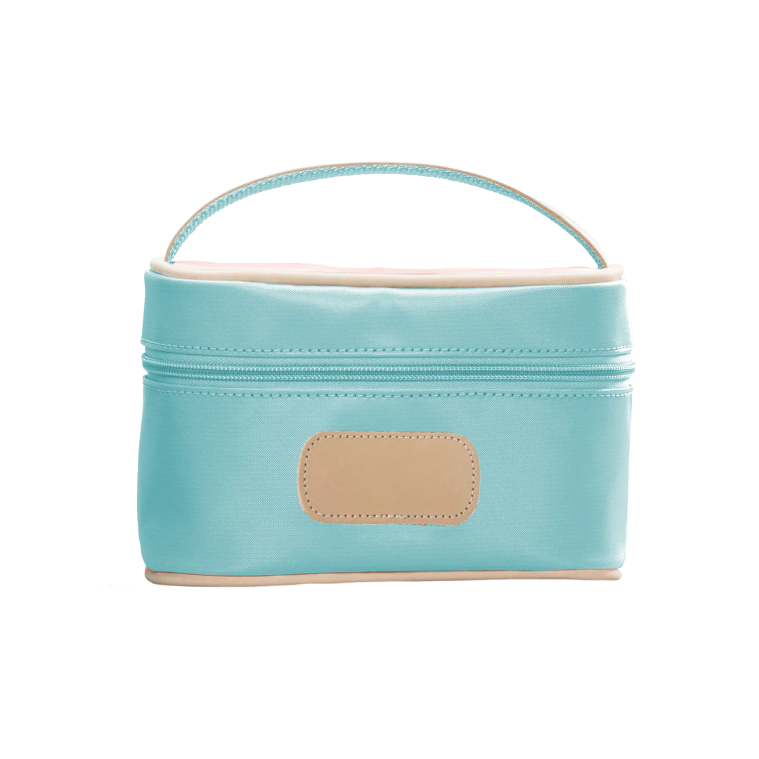 Jon Hart Design MakeUp Bag Ocean Blue Coated Canvas Jon Hart Mini Makeup Case