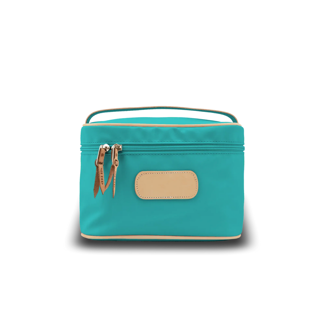 Jon Hart Design MakeUp Bag Teal Coated Canvas Jon Hart Makeup Case