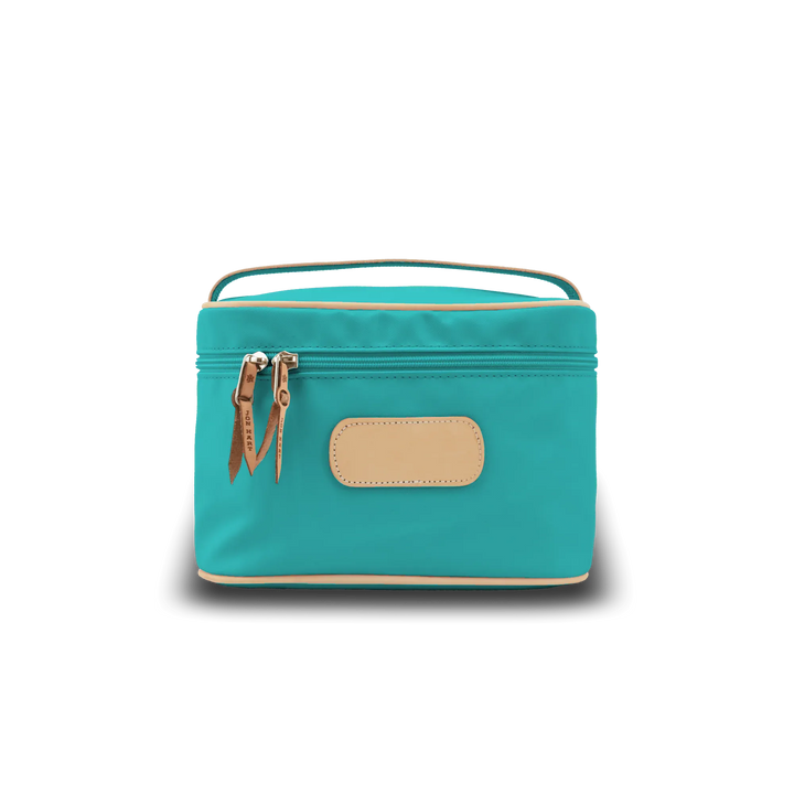 Jon Hart Design MakeUp Bag Teal Coated Canvas Jon Hart Makeup Case