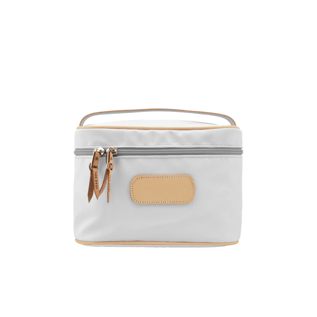 Jon Hart Design MakeUp Bag White Coated Canvas Jon Hart Makeup Case