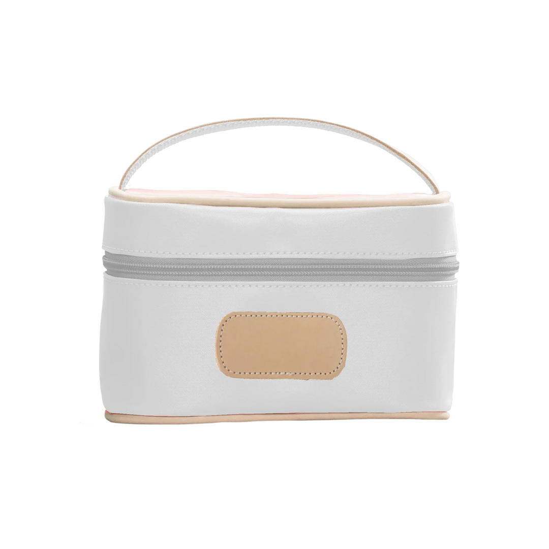 Jon Hart Design MakeUp Bag White Coated Canvas Jon Hart Mini Makeup Case
