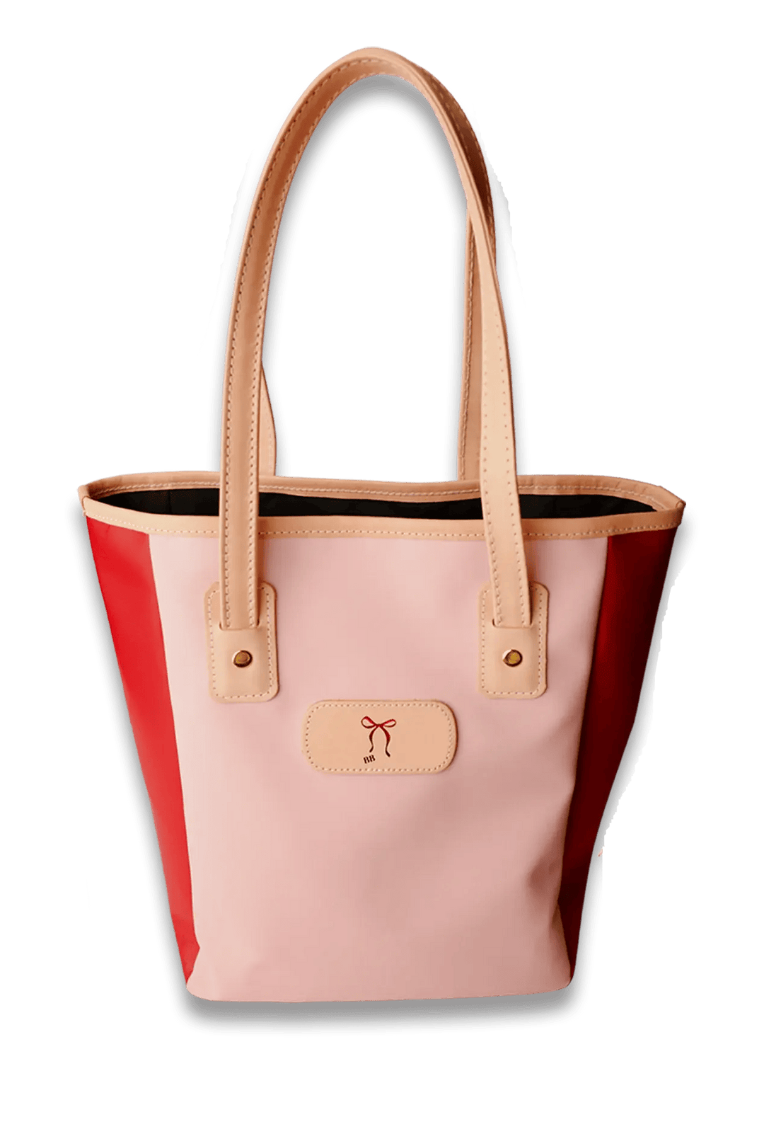 Jon Hart Design Tote Alamo Heights Tote - Rose and Red / Logo Centered Jon Hart x Beaded Blondes Collab