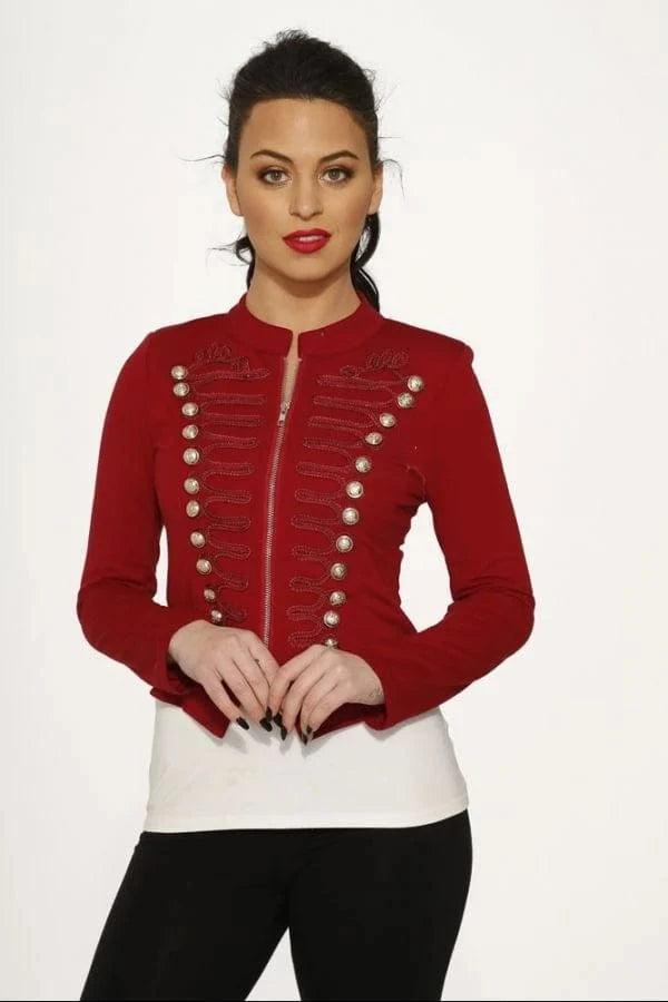 Junk Gypsy Jacket Red / S Military Jacket