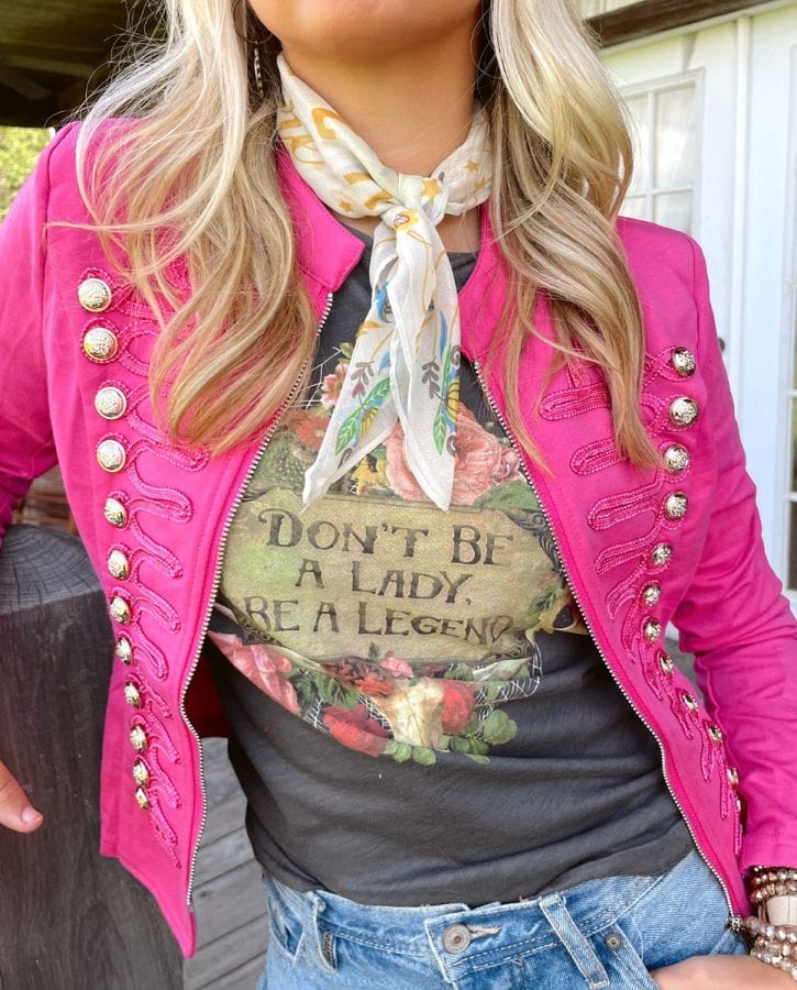 Junk Gypsy Tee Don't Be A Lady, Be A Legend Tee