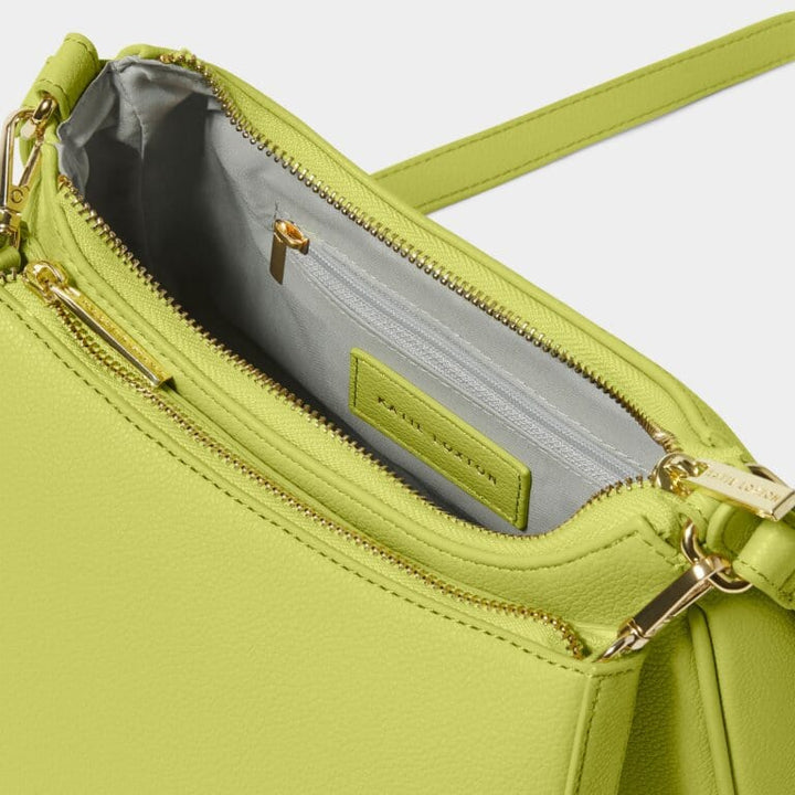 Katie Loxton Purse Lime Green Aria Scoop Crossbody Bag