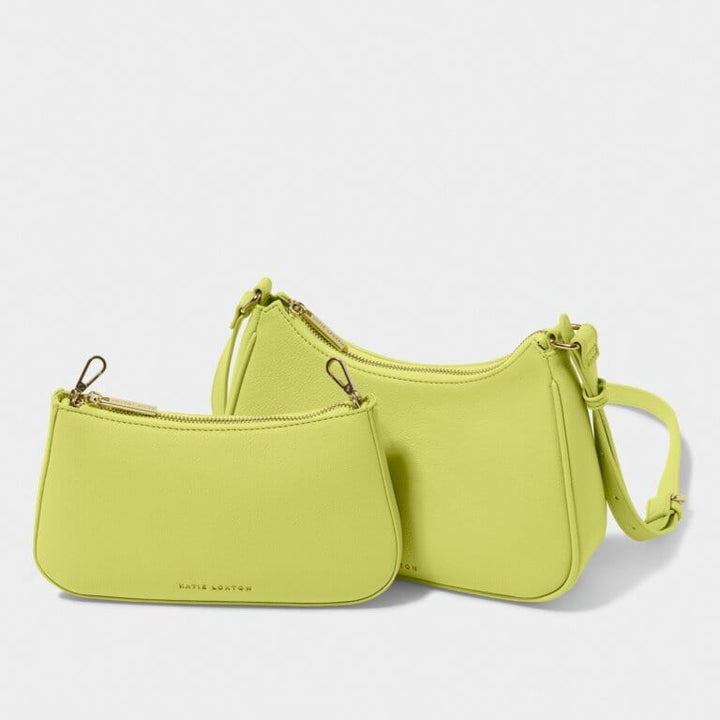 Katie Loxton Purse Lime Green Aria Scoop Crossbody Bag