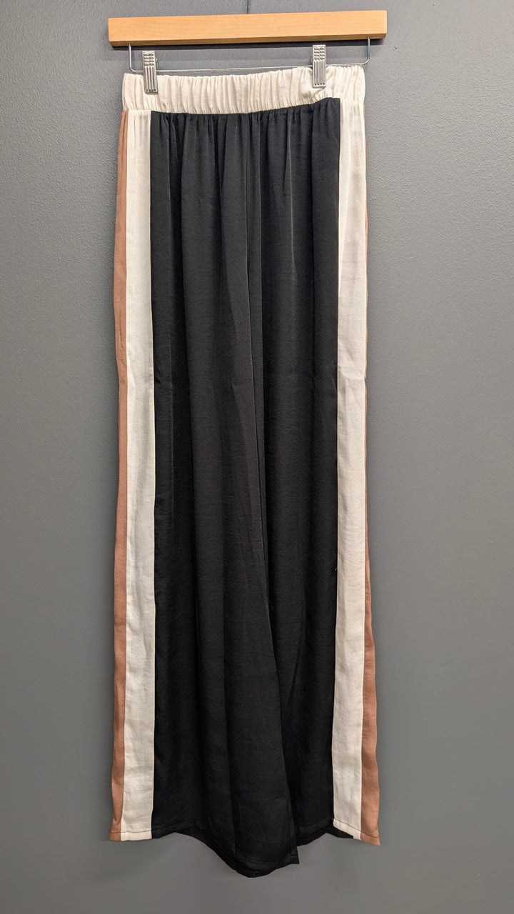 KLd. Signature Pants Mila Satin Colorblock Pants