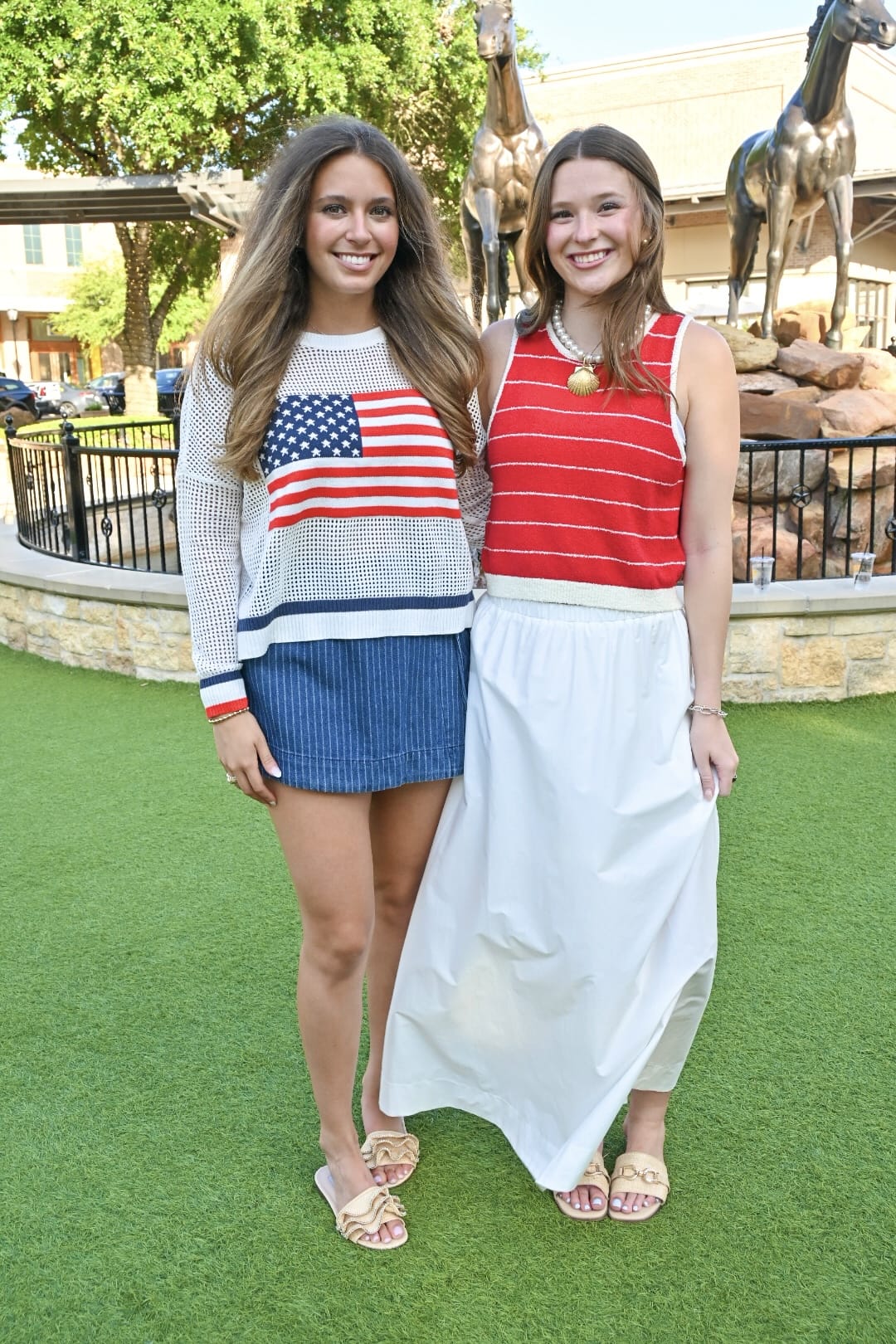 KLd. Signature Skirt Kaia Pinstriped Skirt