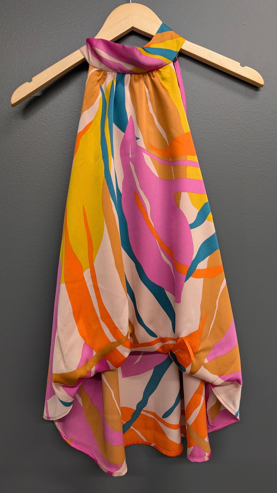 KLd. Signature Anna Satin Top, stylish sleeveless top with smooth satin fabric and elegant design.