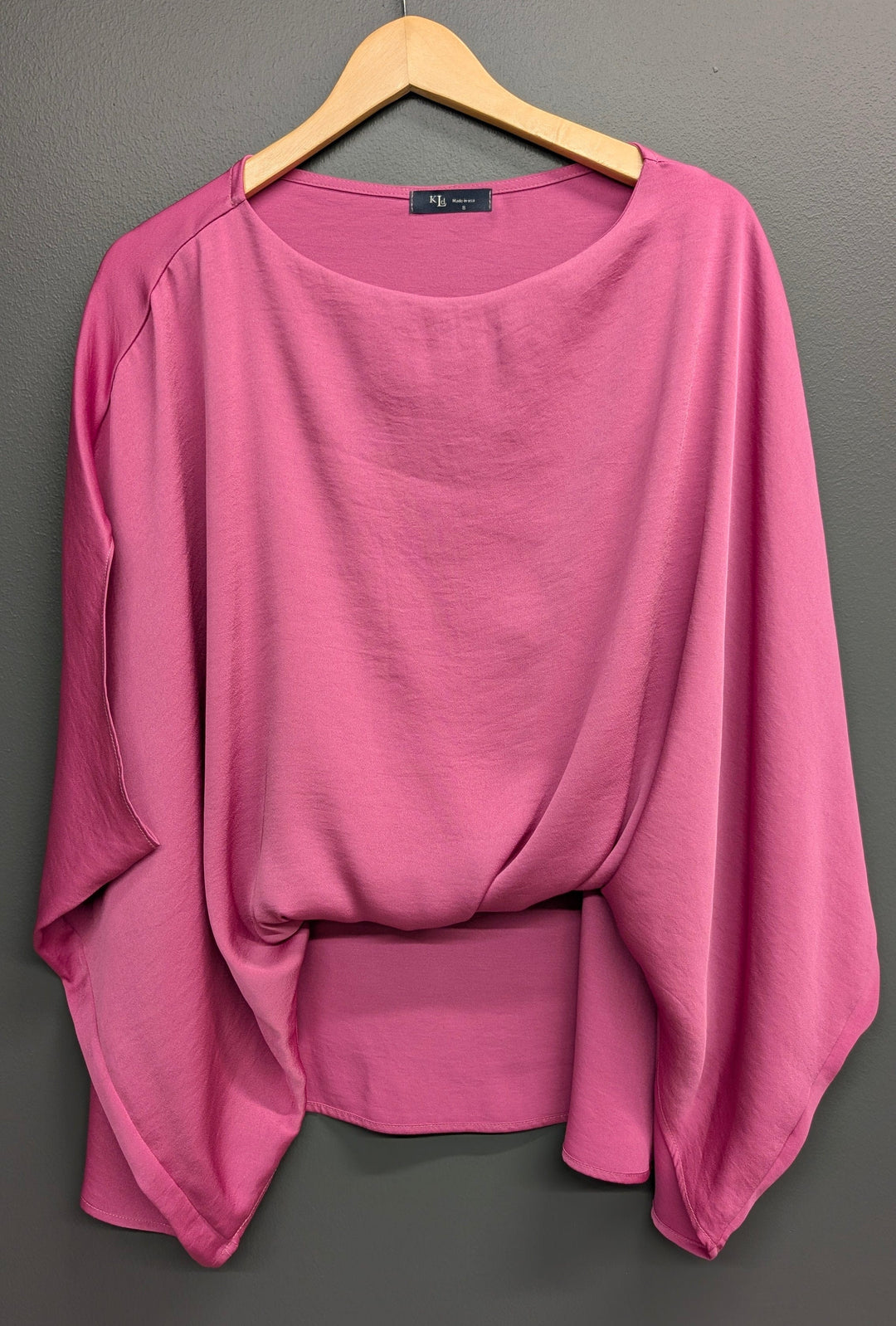 Pink Lydia Caftan Top by KLd. Signature featuring flowy fabric and relaxed fit, perfect for casual or stylish wear.