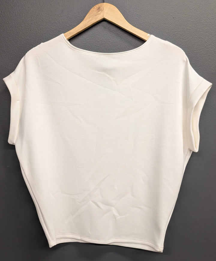 KLd. Signature Top White / S Jade Modal Top