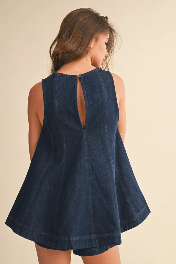 Klesis Set Danna Longline Shorts Set