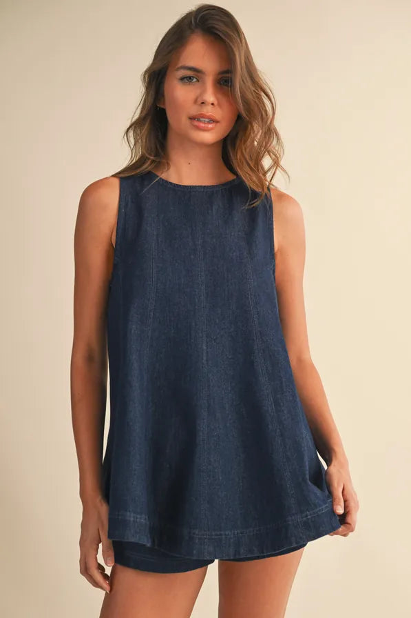 Klesis Set Danna Longline Shorts Set