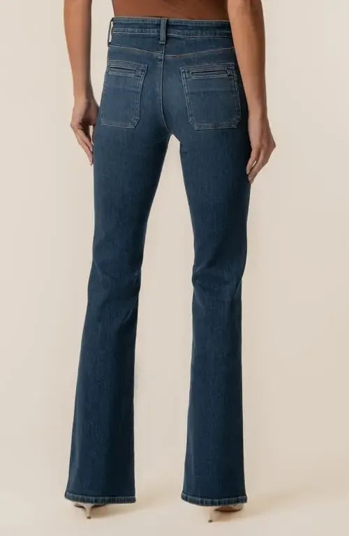 KUT from the Kloth Denim Ana High-Waist Flare Jeans - KP2576MA2