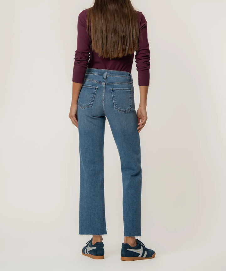 KUT from the Kloth Denim Avery High Rise Straight Leg - KP2448MA1