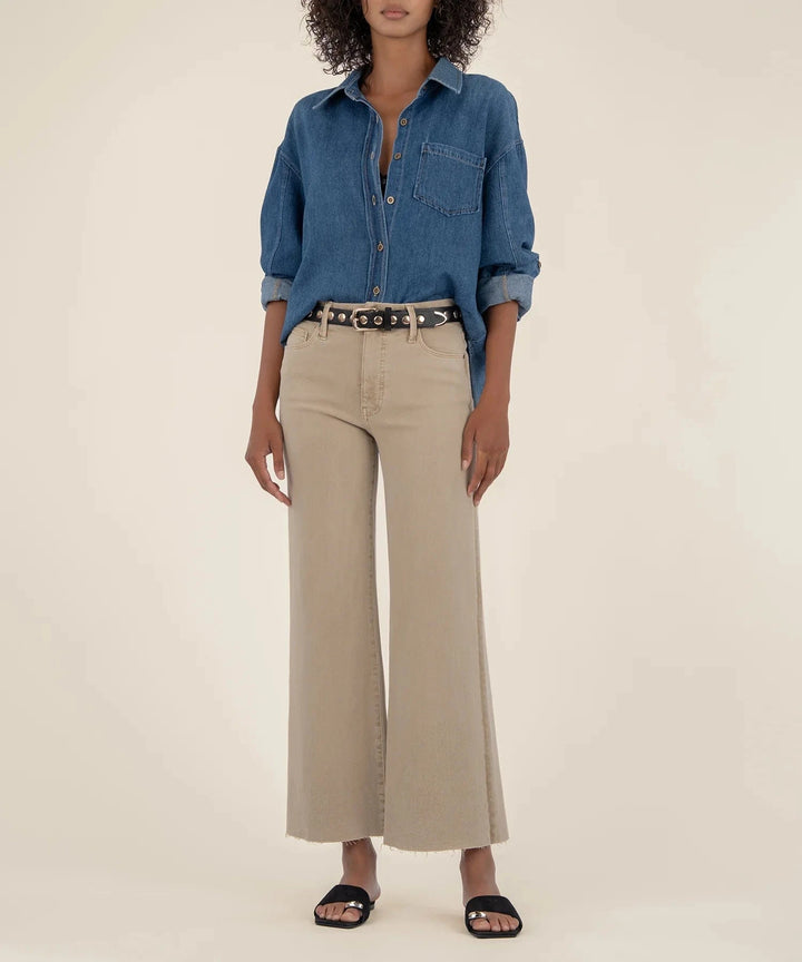 KUT from the Kloth Denim Biscuit / 00 Meg Wide Leg - KG1516
