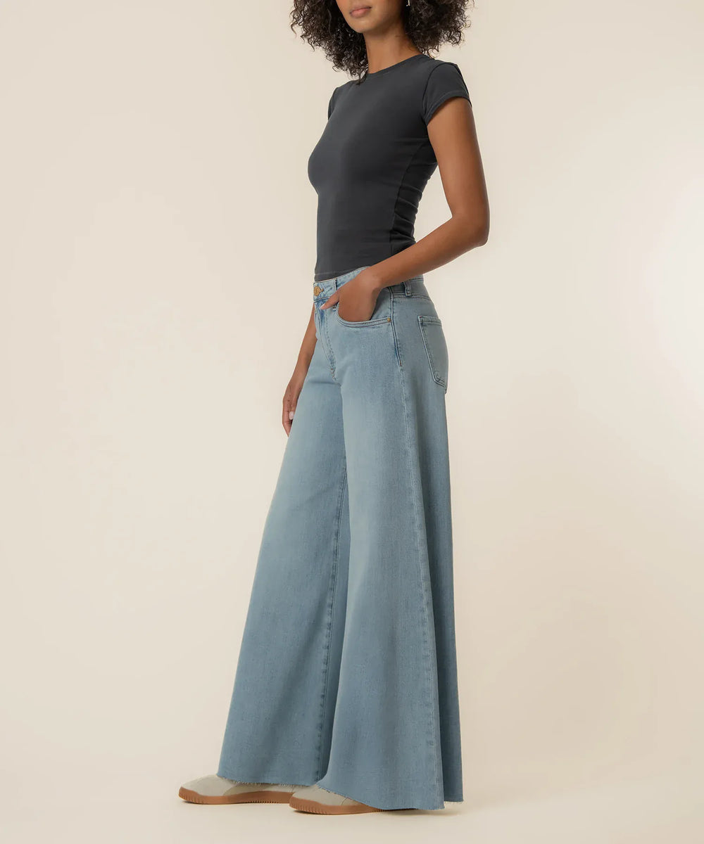 KUT from the Kloth Denim Blake High Rise Super Wide Leg - KP2181MA7