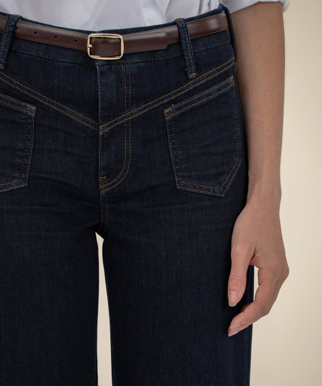 KUT from the Kloth Denim Charlotte High Rise Wide Leg - KG2292MA1