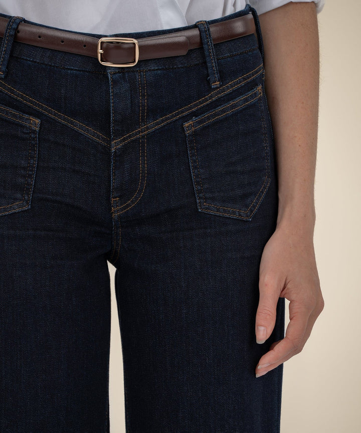 KUT from the Kloth Denim Charlotte High Rise Wide Leg - KG2292MA1