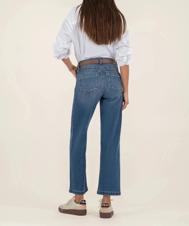 KUT from the Kloth Denim Charlotte High Rise Wide Leg - KG2294MA1