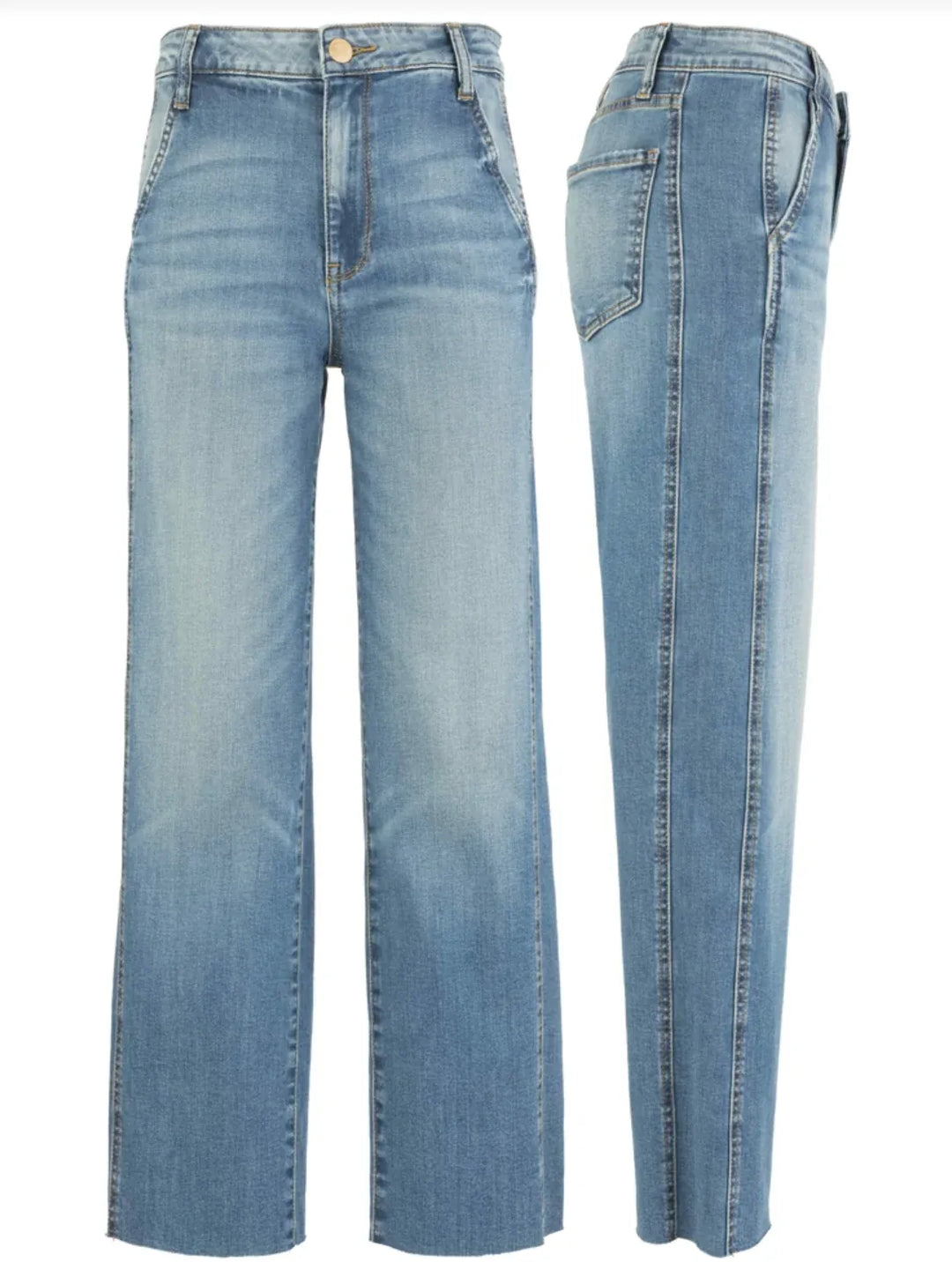 KUT from the Kloth Denim Charlotte High Rise Wide Leg - KG2584MA1L