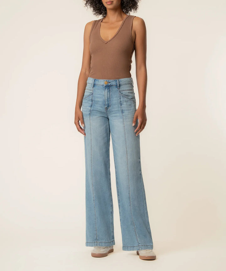 KUT from the Kloth Denim Core Wash / 00 Jodi High Rise Wide Leg - KB78401