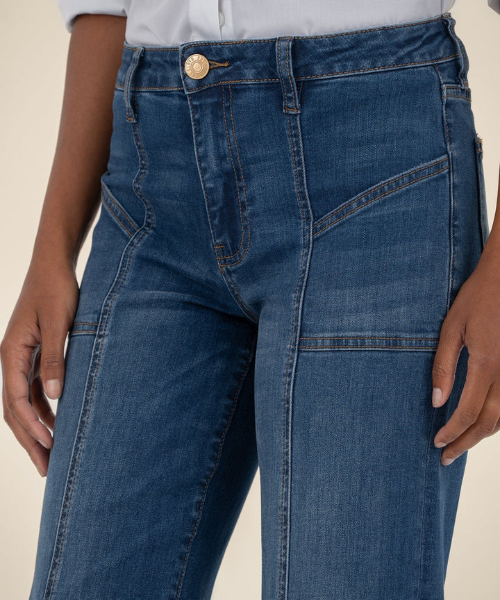 KUT from the Kloth Denim Jean High Rise Wide Pant - KP2260MA1