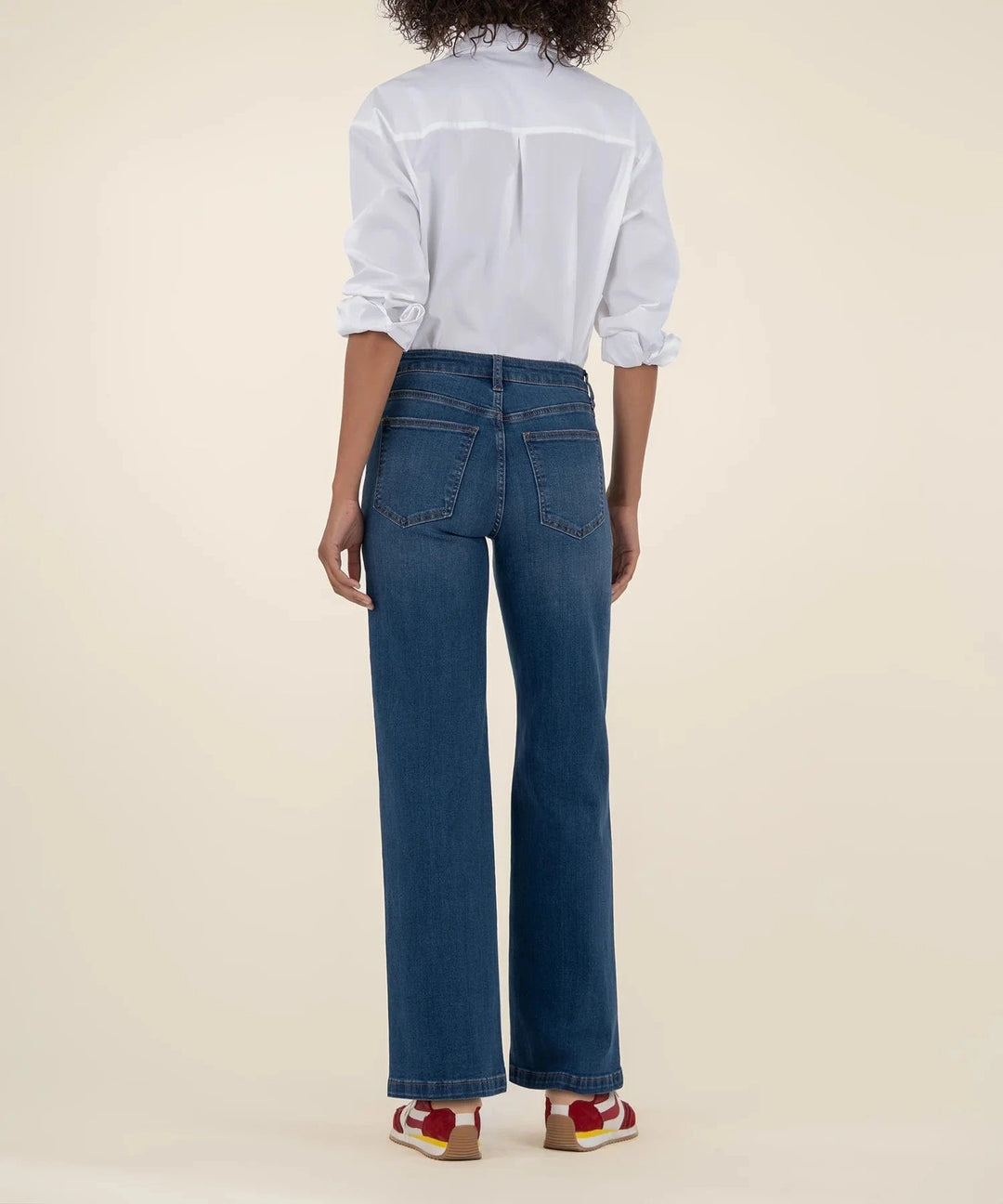 KUT from the Kloth Denim Jean High Rise Wide Pant - KP2260MA1