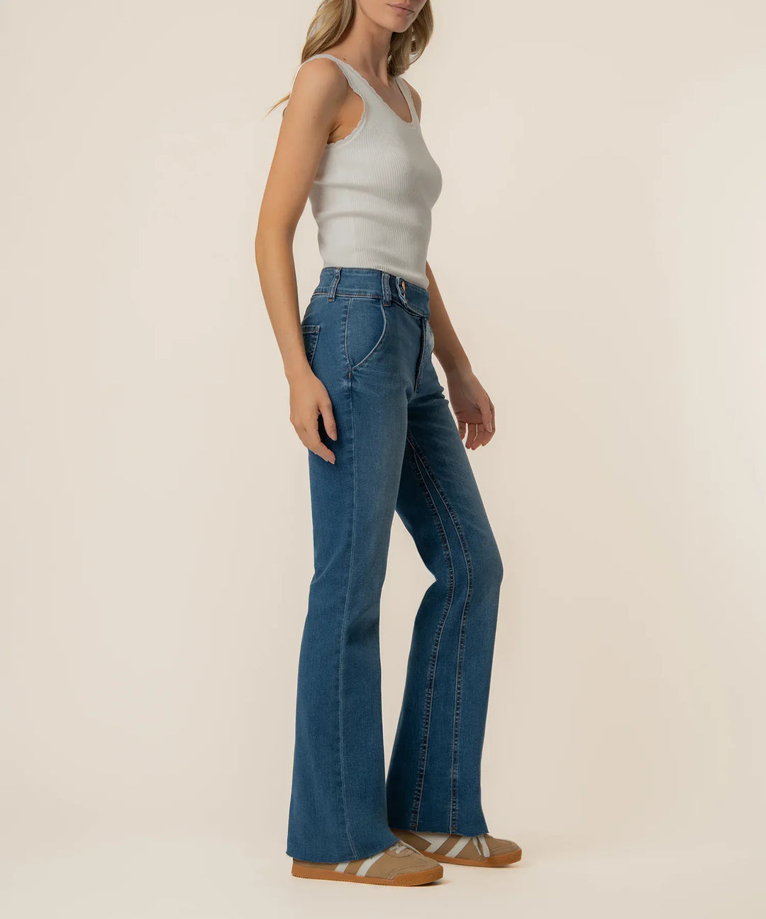 KUT from the Kloth Denim Kelly High Rise Flare - KP2481MA2