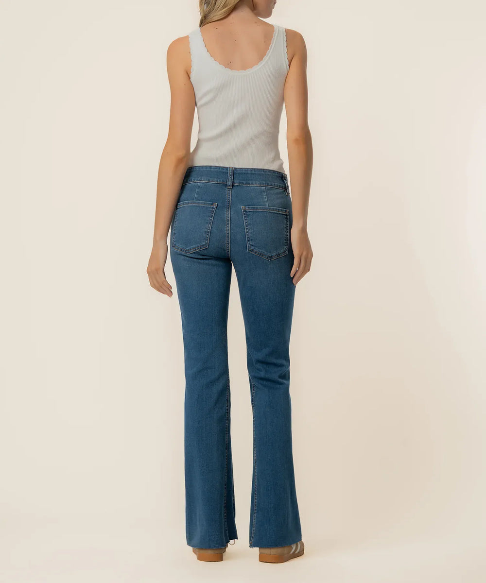 KUT from the Kloth Denim Kelly High Rise Flare - KP2481MA2