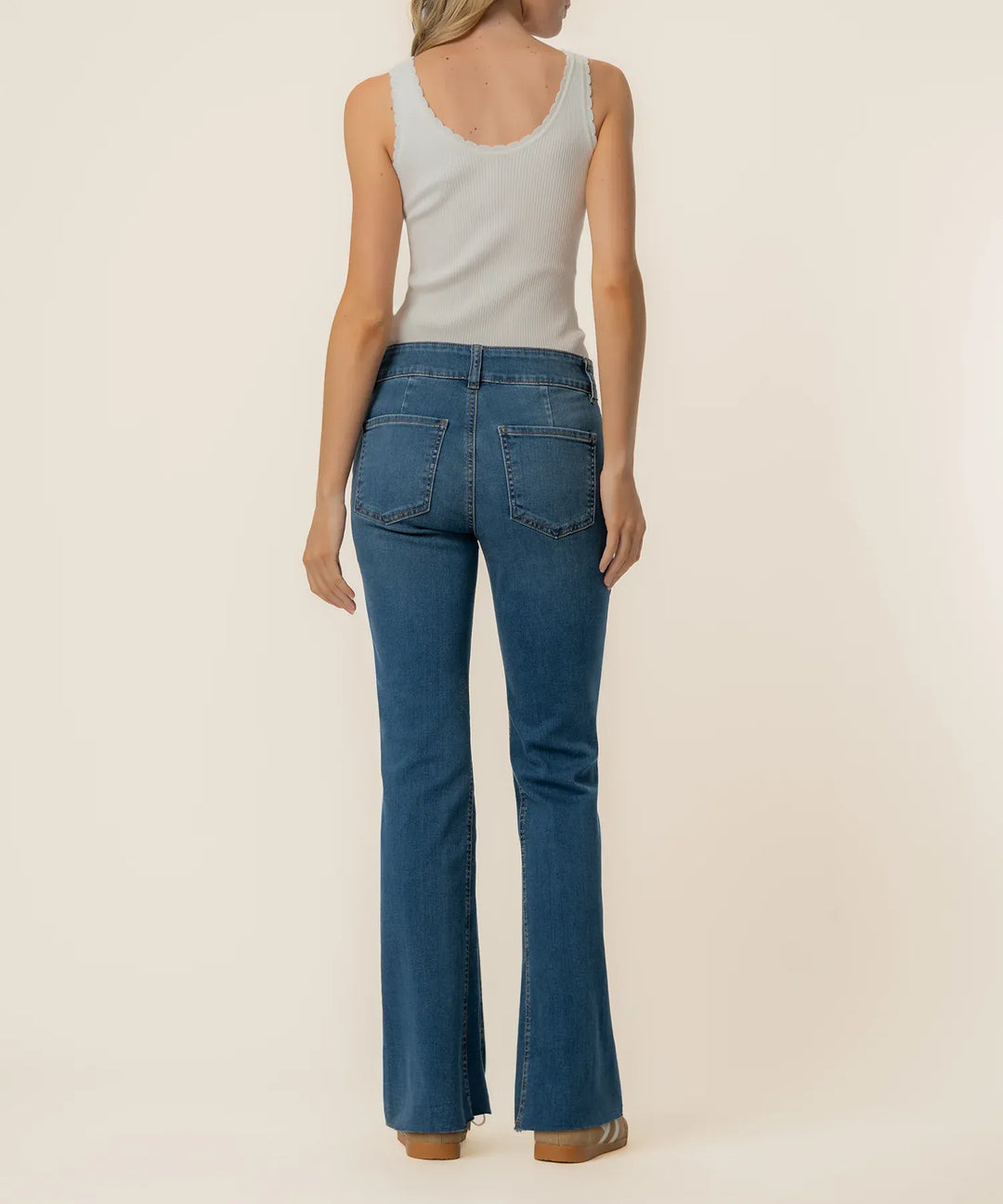 KUT from the Kloth Denim Kelly High Rise Flare - KP2481MA2