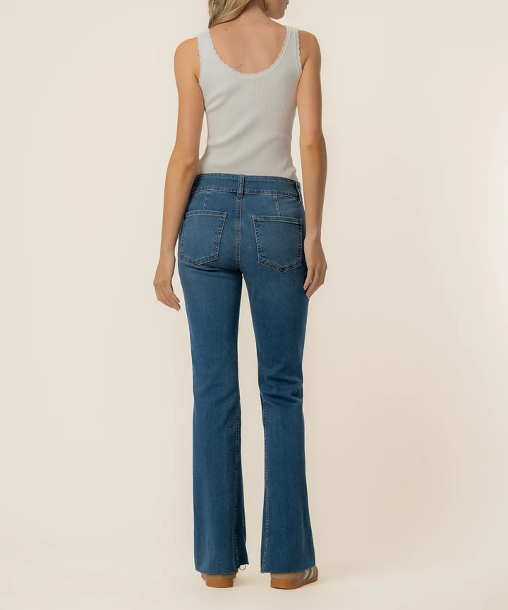 KUT from the Kloth Denim Kelly High Rise Flare - KP2481MA2